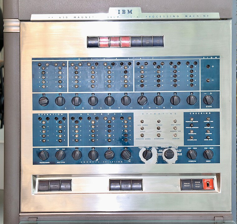 IBM_650 console panel