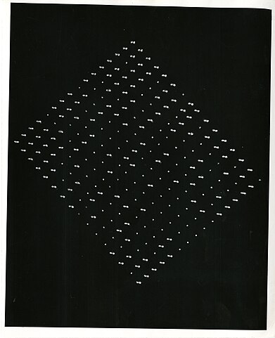 Memory dot pattern from a Williams Tube